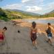 Descripción: Playa en el río Huallaga, Shapaja.